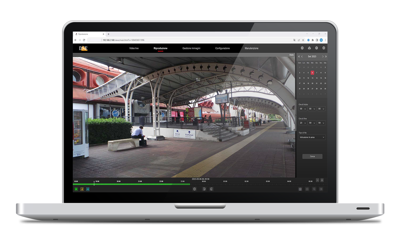 Controllo telecamere IP da browser